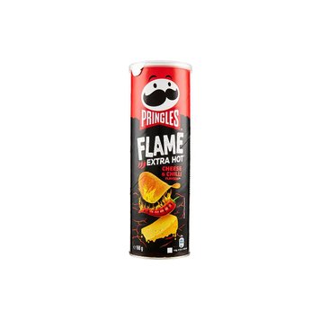 Чіпси Прінглс Pringles Flame hot cheese chilli Гострий сир та Чилі 160 г 112154 фото