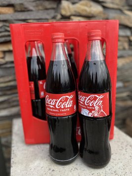 Газировка Кока Кола Coca Cola стекло 1 л 112491 фото