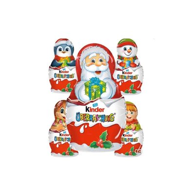 Різдвяні шоколадні фігурки Kinder Schokolade Julfigurer із іграшкою-сюрпризом 36 г 112169 фото