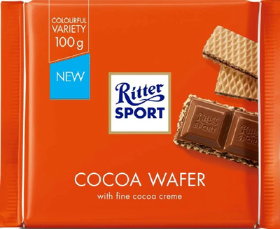 Шоколад Ritter Sport cocoa wafer 100 г 111311 фото