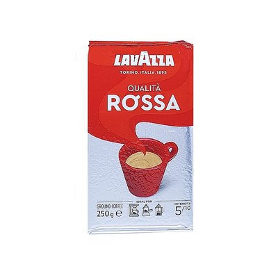 Кава мелена Lavazza Qualita Rossa Арабіка/Робуста 250 гр 8000070035805 фото