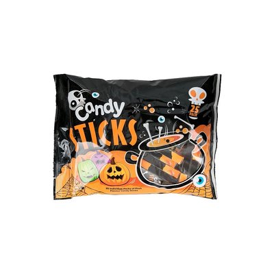 Цукерки на Хеловін Halloween Candy Sticks Льодяники фруктові 125 г 112041 фото