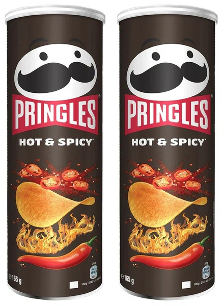 Чіпси Pringles Hot&Spicy 165 г 111113 фото