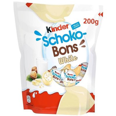 Цукерки Kinder Schoko-Bons White 200гр 111694 фото