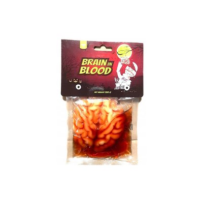 Конфеты на Хэллоуин Finlab Brain in Blood Кровавые мозги с фруктовым вкусом 120 г 112044 фото