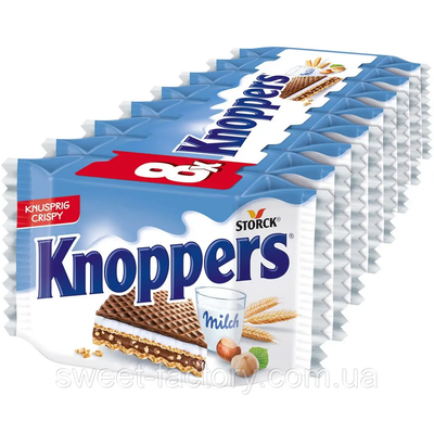 Вафли Knoppers Milch 200 г 111266 фото