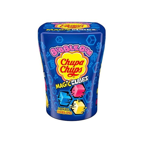 Жвачка Чупа Чупс Chupa Chups Bubble Gum Magic Cubes Фруктовые 86 г 112500 фото