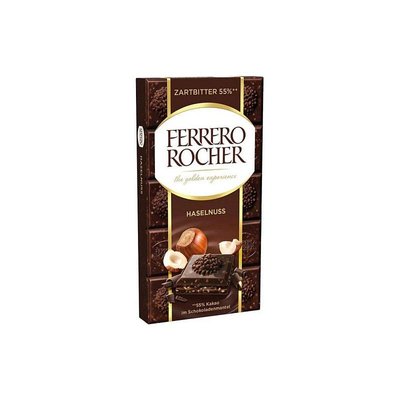 Темный  шоколад Ferrero Raffaello Haselnuss Dark с лесным орехом 90 г 112373 фото