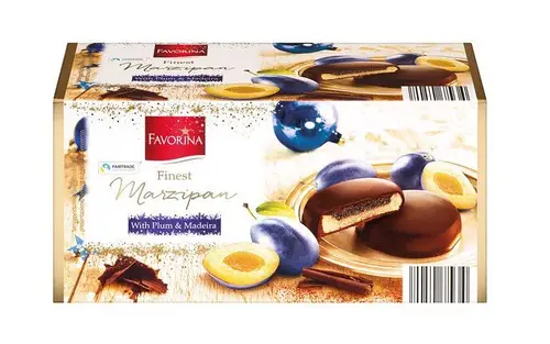 Конфеты Favorina Marzipan Chocolate Rounds Plum & Madeira 300 г 111319 фото