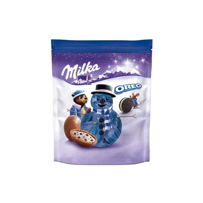 Шоколадні цукерки Milka Bonbons Oreo зі шматочками печива 86 г 112358 фото