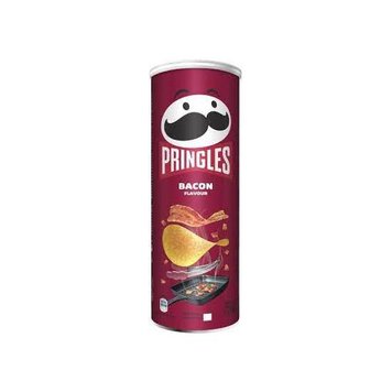 Чипсы Pringles Bacon Бекон 165 гр ТМ Pringles Принглс США 111889 фото