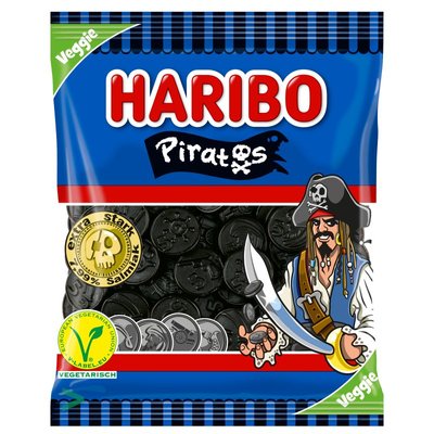 Haribo лакрица пирати 175г 4001686103159 фото