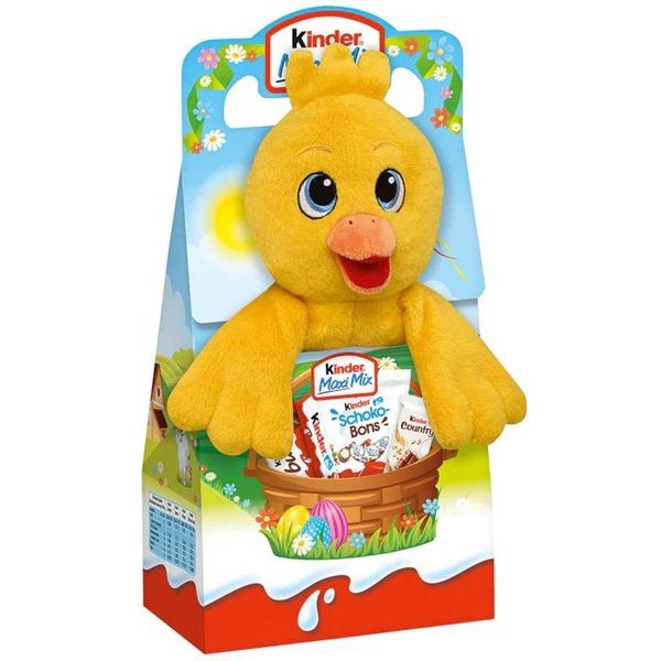 Kinder Maxi Mix с мягкой игрушкой цыпленок 111502 фото