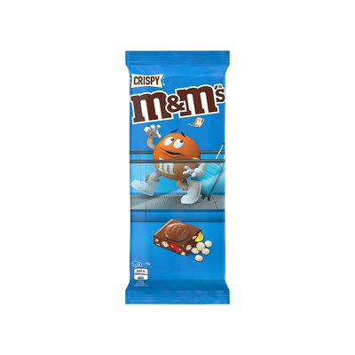 Шоколад M&M's Crispy молочний шоколад з рисом і драже 150 г ТМ Mars Марс США 111851 фото