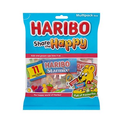 Жувальні цукерки Haribo Share the Happy Мікс 176 г ТМ Haribo Харібо Німеччина 112001 фото