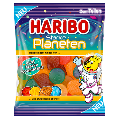 Haribo планети Starke Planeten 175 g 4001686003206 фото