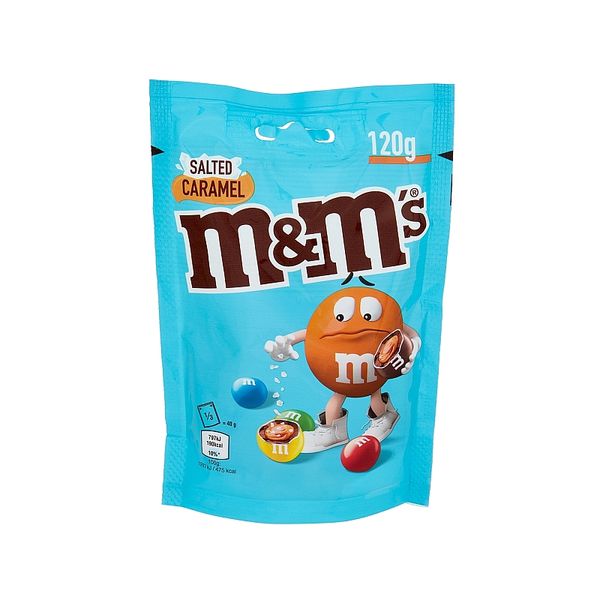 Шоколадне драже M&Ms Salted Caramel Солона Карамель 120 г 5900951291616 фото