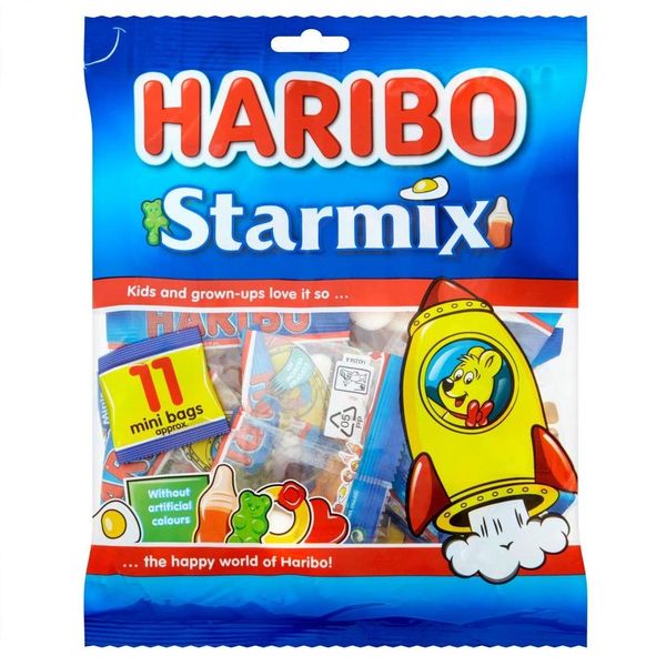 Желейки Haribo Starmix Mini Bags СтарМикс 176 г ТМ Haribo Харибо Німеччина 112003 фото