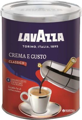 Кава мелена Lavazza Crema E Gusto classico (ж/б) 250 г 111124 фото