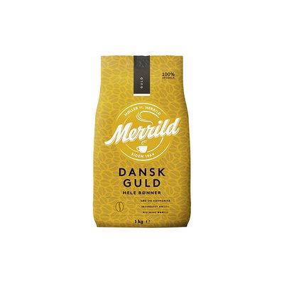 Кава в зернах Lavazza Merrild Dansk Guld 100% Арабіка середнє обсмаження 1000 г 112057 фото