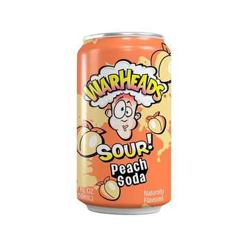 Газировка Warheads Sour Soda Peach Кислый Персик 330 мл 112620 фото