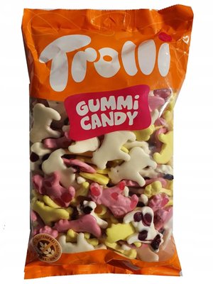 Желейки Gummi Candy Cows коровки 1кг ТМ Trolli Тролі Німеччина 111758 фото