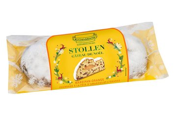 Штоллен марципановий Kuchenmeister Stollen Marzipan Orange з Апельсином 500 г 4101540756252 фото