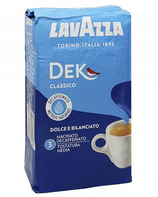 Кофе мелена Lavazza Dek Classico 250 г 111132 фото