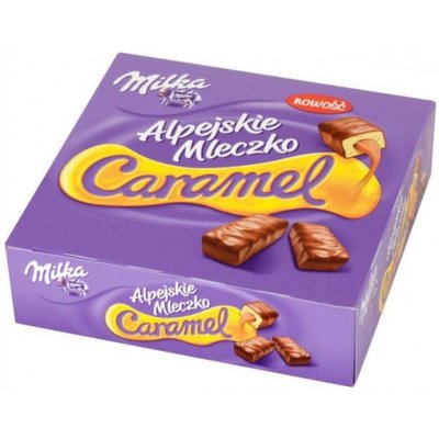 Конфеты Milka Alpejskie Mleczko caramel 330 г 111334 фото