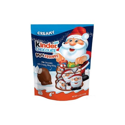 Шоколадні фігурки Санта Клаус Кіндер Kinder Mini Friends Milk з молочним кремом 122 г 112143 фото