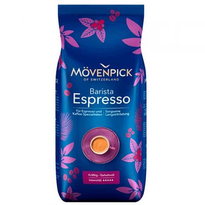 Кофе в зернах Movenpick Espresso Эспрессо арабика и робуста 1000 г ТМ Movenpick Мовенпик Швейцария 111964 фото