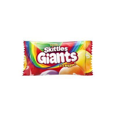 Драже Skittles Giants Fruit Bags Гіганти Фруктовий 45 г 112196 фото