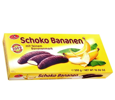 Цукерки Schoko Bananen mit feinem Bananenmark 300 г 111338 фото