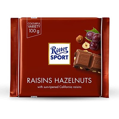 Шоколад Ritter Sport Raisins Hazelnuts 100 г 111304 фото