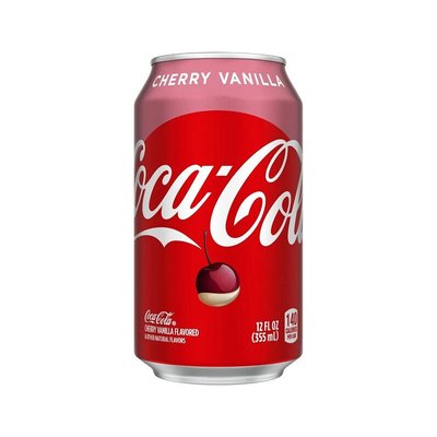 Напій газований Coca Cola Cherry Vanilla Кока Кола Вишня і Ваніль 355 мл ТМ Coca-Cola Кока Кола США 111918 фото