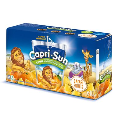 Блок соків Capri - Sun Safari Fruits 10x200 ml 111572 фото