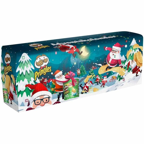 Адвент Календарь Pringles Advent Calendar  с чипсами Принглс 1120 г 112202 фото