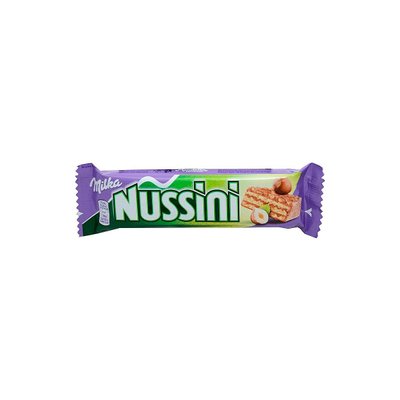 Батончик вафельний Milka Nussini з фундуком і какао 31.5 г 112153 фото