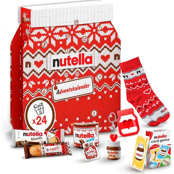 Адвент-календарь сладости Nutella с подарками 528 г 112205 фото