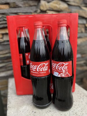 Газована вода Кока Кола Coca Cola скло 1 л 112491 фото