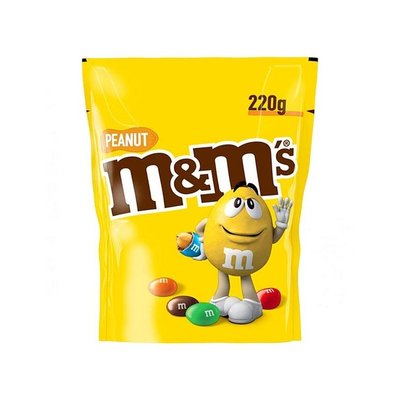 Шоколадное драже M&M's Peanut с арахисом 220 г ТМ Mars Марс США 111825 фото