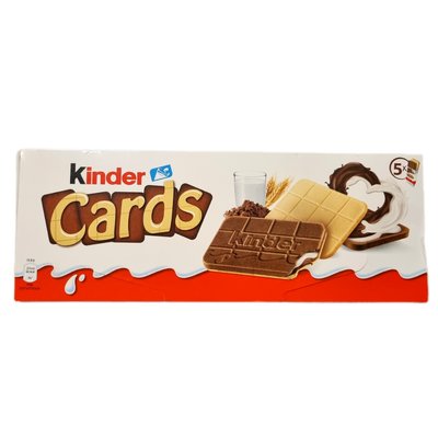 Печиво Kinder Cards 5 шт 111248 фото