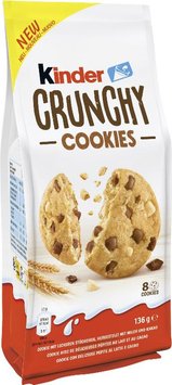 Печиво Kinder crunchy cookies 136G 8000500426449 фото