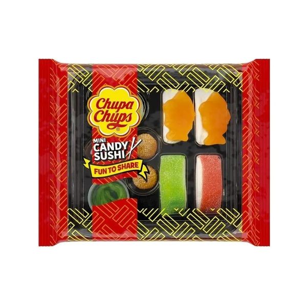 Жевательный мармелад Chupa Chups Candy Sushi Кенди Суши 100 г TM Chupa Chups Чупа Чупс США 111876 фото