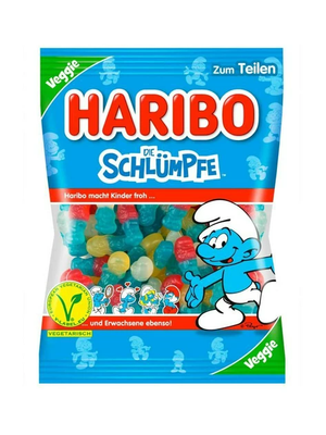 Желейки Haribo die Schlumpfe 160 г 111155 фото