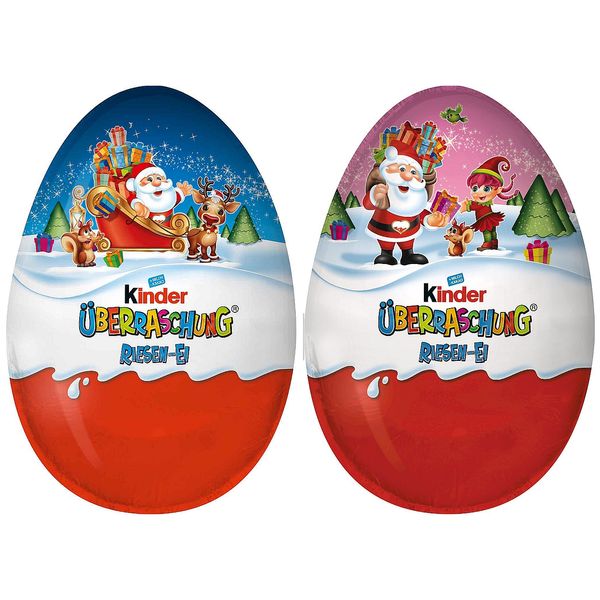 Киндер Яйцо Kinder XXL Überraschung Riesen Ei Новогодний Гигантский 220 г 800500266564 фото