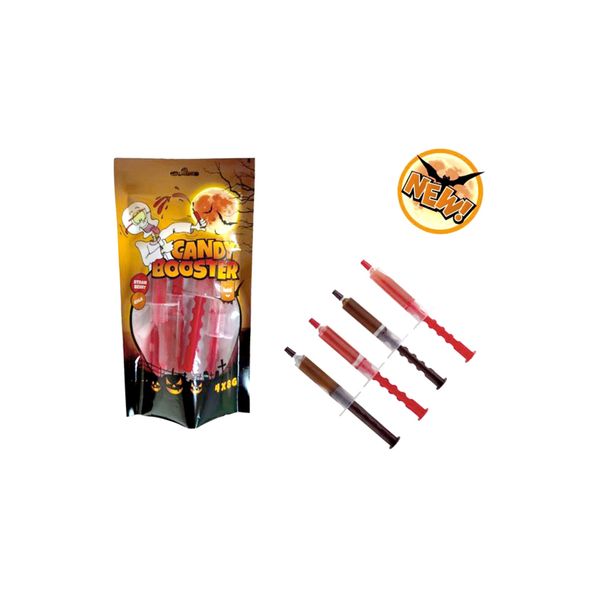 Конфеты бустер Funlab Halloween Candy Booster со вкусом клубники и колы 4x8 г 112035 фото