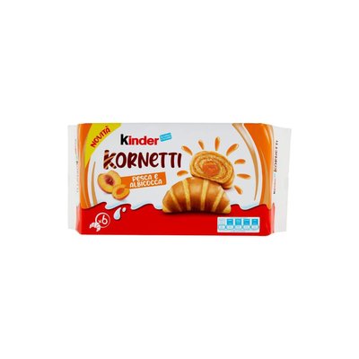 Круассаны Kinder Kornetti Киндер с абрикосом (6 штук) 285 г 112089 фото